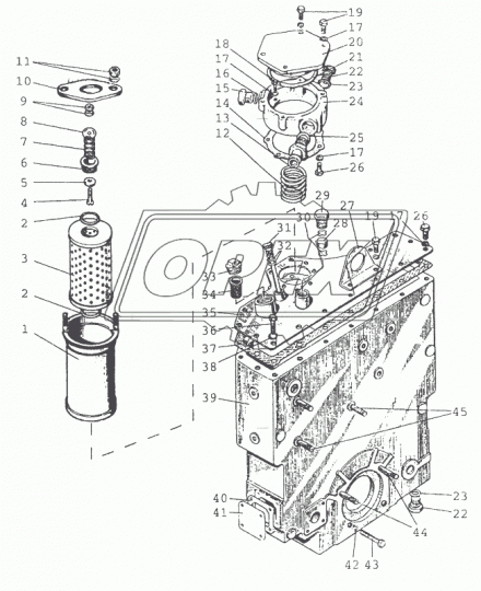 80-4608010-Б Корпус гидросистемы МТЗ-80,82 МТЗ РУП